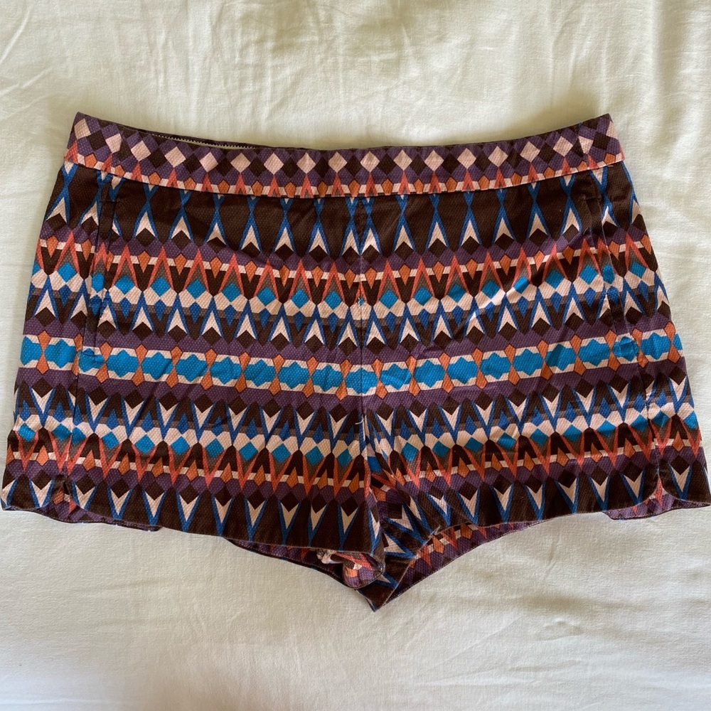 Jcrew Kaleidoscope Mid-Waist Short